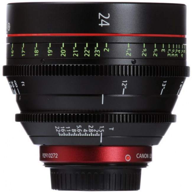 LENTE Canon CN-E 24mm T1.5 L F Cinema Prime Lens (EF Mount)