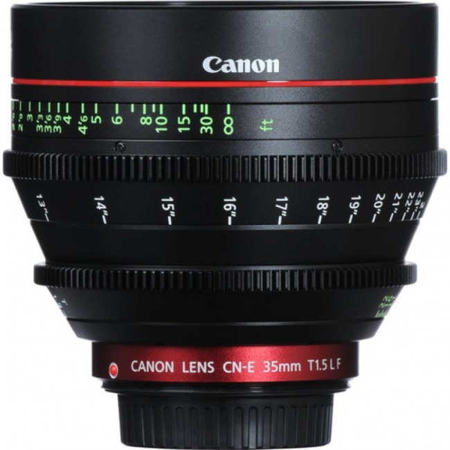 LENTE Canon CN-E 35mm T1.5 L F Cinema Prime Lens (EF Mount)
