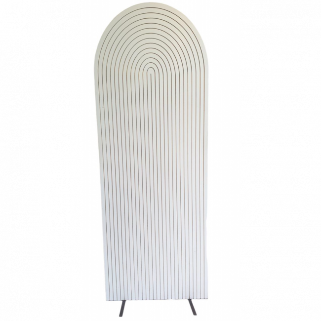 PAINEL OVAL INDIANO BRANCO ALTO
